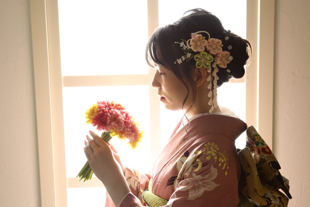 成人式髪飾り