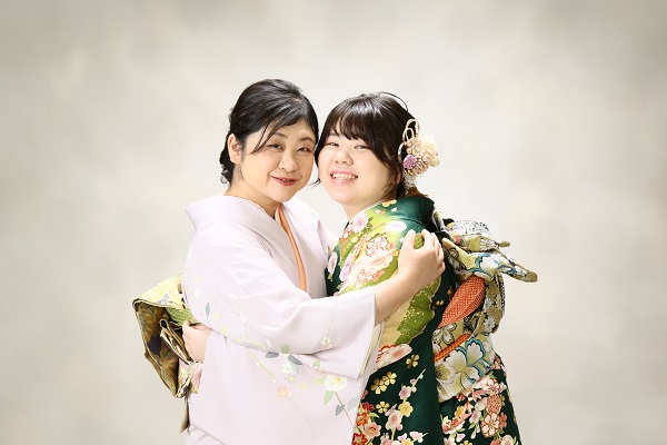 ママ振り　ご家族写真