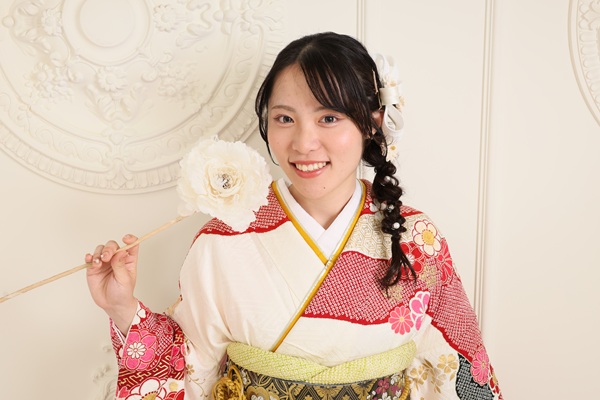 振袖 絞り 前撮り 成人式撮影